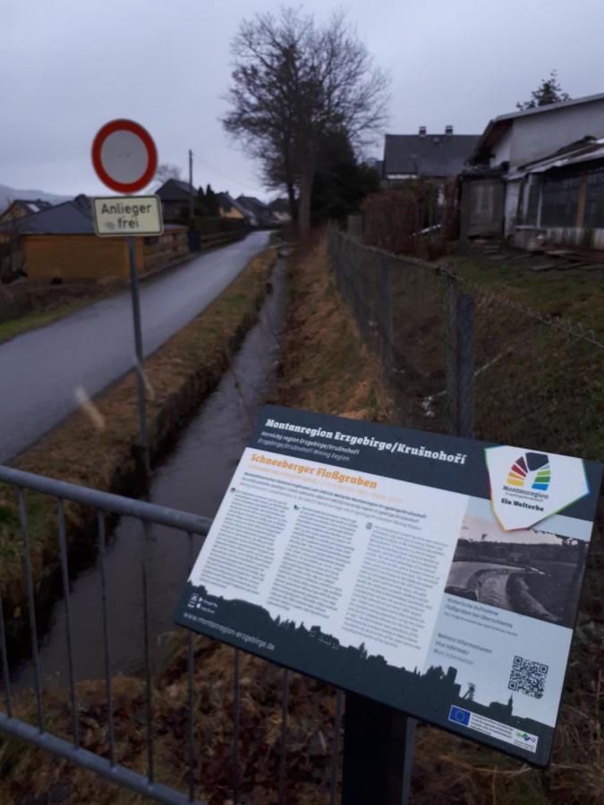 Ferienwohnung Am Flossgraben Bad Schlema Esterno foto